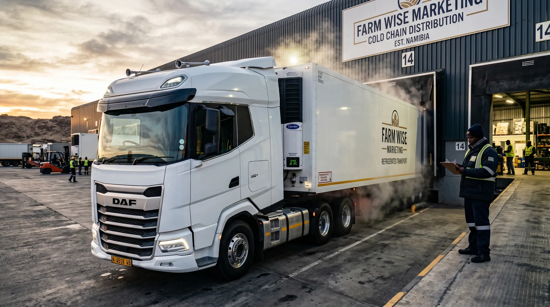 DAF XF Refrigerated Truck - Black Star Horizon